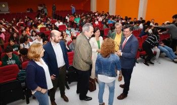 Momentos previos al acto de celebración del vigésimo aniversario de Red-acción