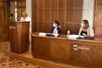 Inauguración del curso en la UIMP (Foto: Silvia Bouzo)