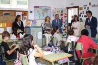 Fernández Mañanes inaugura en el CEIP Quinta Porrúa los ‘Talleres InterAulas’