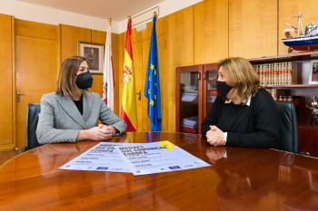 María Sánchez y Dolores Gallardo en la presentación de la jornada (Foto: Raúl Lucio)