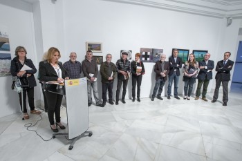 La presidenta de la APC, Dolores Gallardo, presenta la exposición que cierra el centenario de la entidad (Foto: Roberto Ruiz)