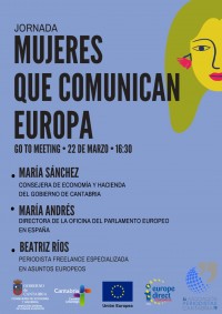 La APC y la Dirección General de Fondos Europeos del Gobierno de Cantabria organizan la jornada ‘Mujeres que comunican Europa’
