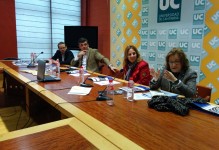 Antonio Delgado, Ricardo Cortés, Dolores Gallardo y Cristina Gutiérrez Cortines, de izquierda a derecha