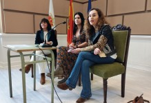 De izda. a dcha.: Almudena Ruiz, Ángela Casado y María Gutiérrez.