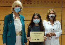 Accésit de ESO, Bachillerato y Ciclos Formativos: Evelyn Angulo, alumna del IES Villajunco de Santander