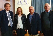 De izda. a dcha., Manuel Ángel Castañeda, Dolores Gallardo, Fernando Jáuregui y Jesús Cabezón