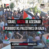 La APC se solidariza con los periodistas palestinos
