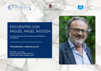 Encuentro con Miguel Ángel Noceda, Premio Estrañi 2025 de la APC