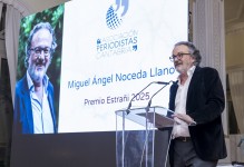 Miguel Ángel Noceda, Premio Estrañi 2025. (FOTO: Roberto Ruiz)